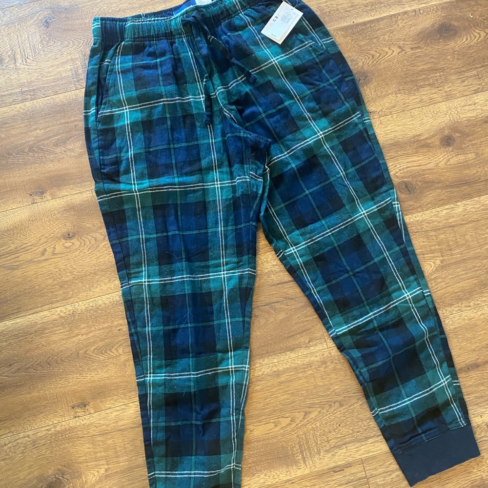 Old Navy Men’s Plaid PJ Bottoms Size S